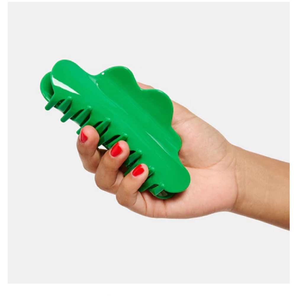 Chunks Nimbus Claw Hair Accessory Clip in Kelly Green (5 in.) | New!